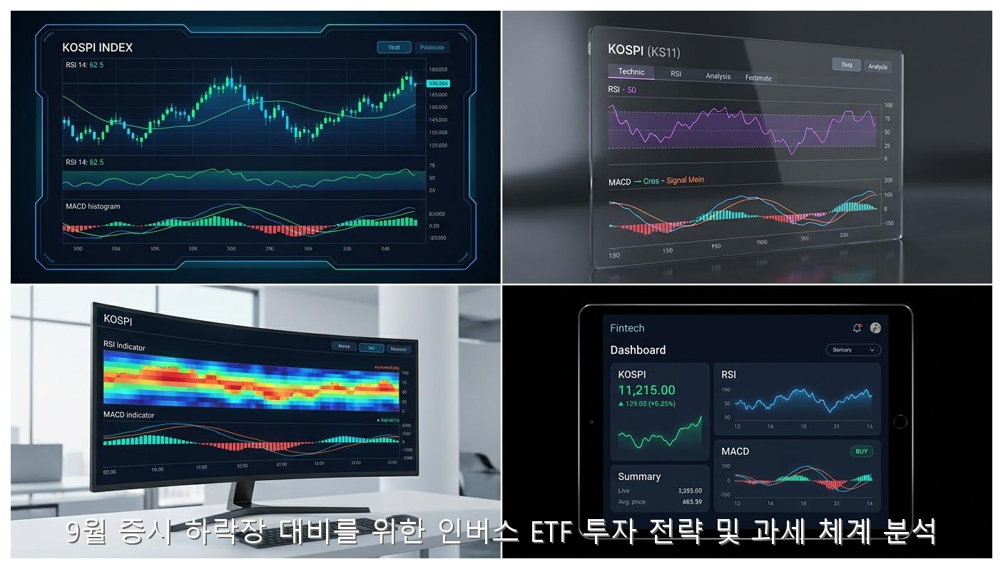 9월 증시 하락장 대비를 위한 인버스 ETF 투자 전략 및 과세 체계 분석 핵심 안내 및 분석 인포그래픽 (7)