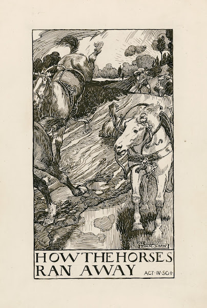 Taming of the shrew How the horses ran away Act IV Scene I 1900