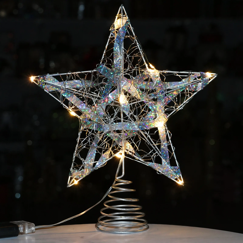 Iron Christmas Tree Star Topper