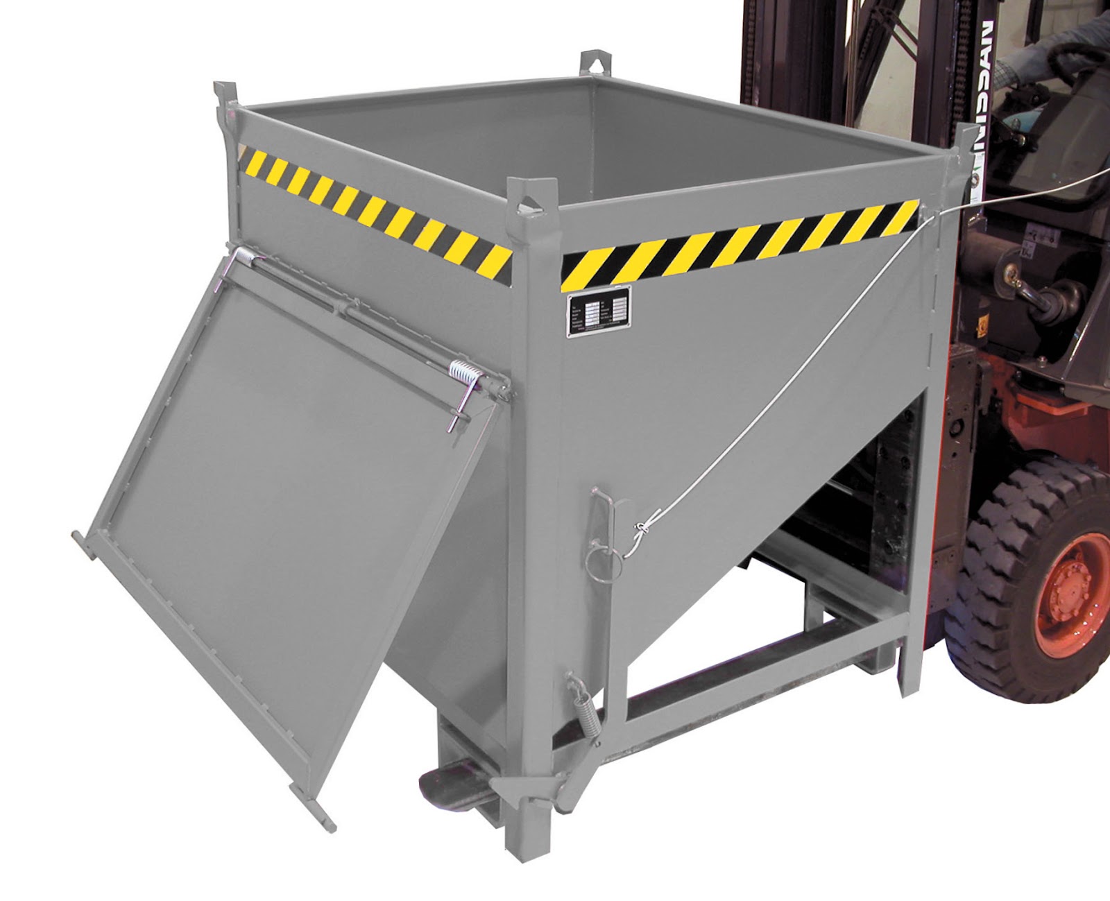 Silocontainer SGK 75, gelakt, Muisgrijs