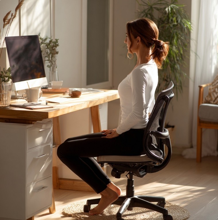 생활 자세를 점검하며 생각하는 모습