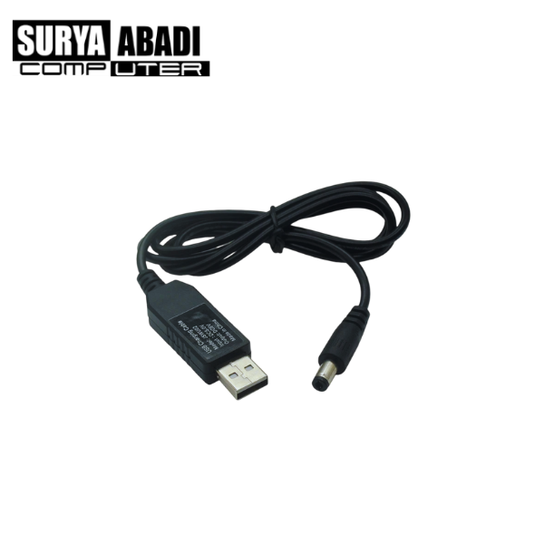 POWER ADAPTER KABEL USB TO DC 5.5 | 2.1 MM