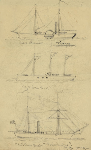 US Steamer Vixen US Gun Boat Curlew and US Gun Boat Pochahontas 1860 1865