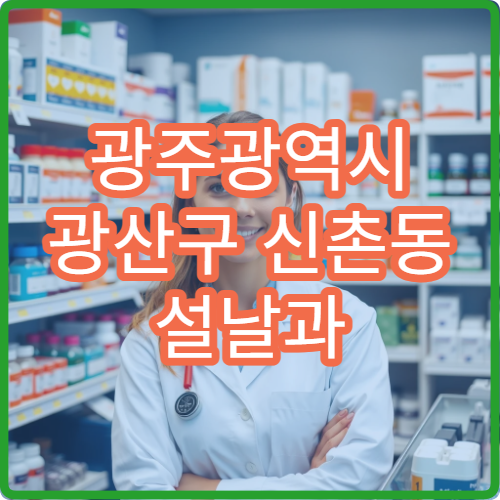 광주광역시 광산구 신촌동 설날과 구정 공휴일 운영 약국 정리