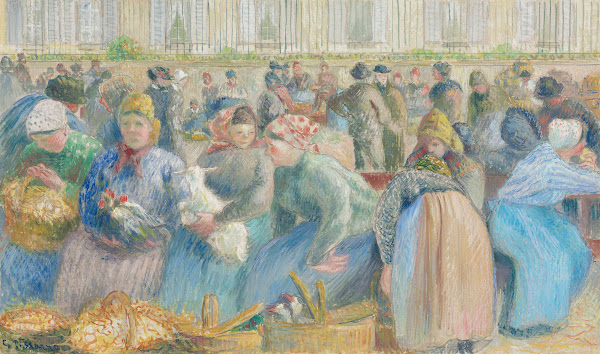 Le Marché aux oeufs circa 1884