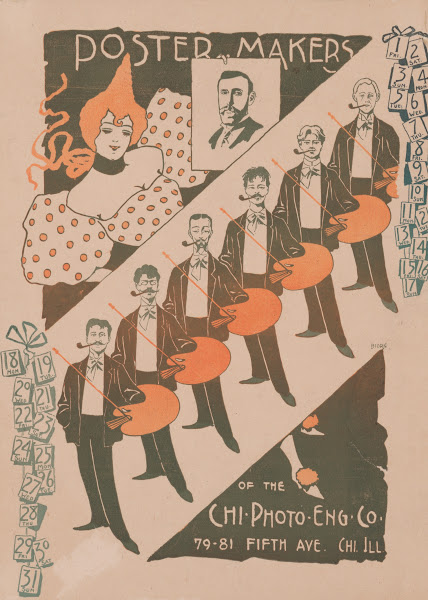 Poster makers of the Chicago Photo Engraving Co 1890