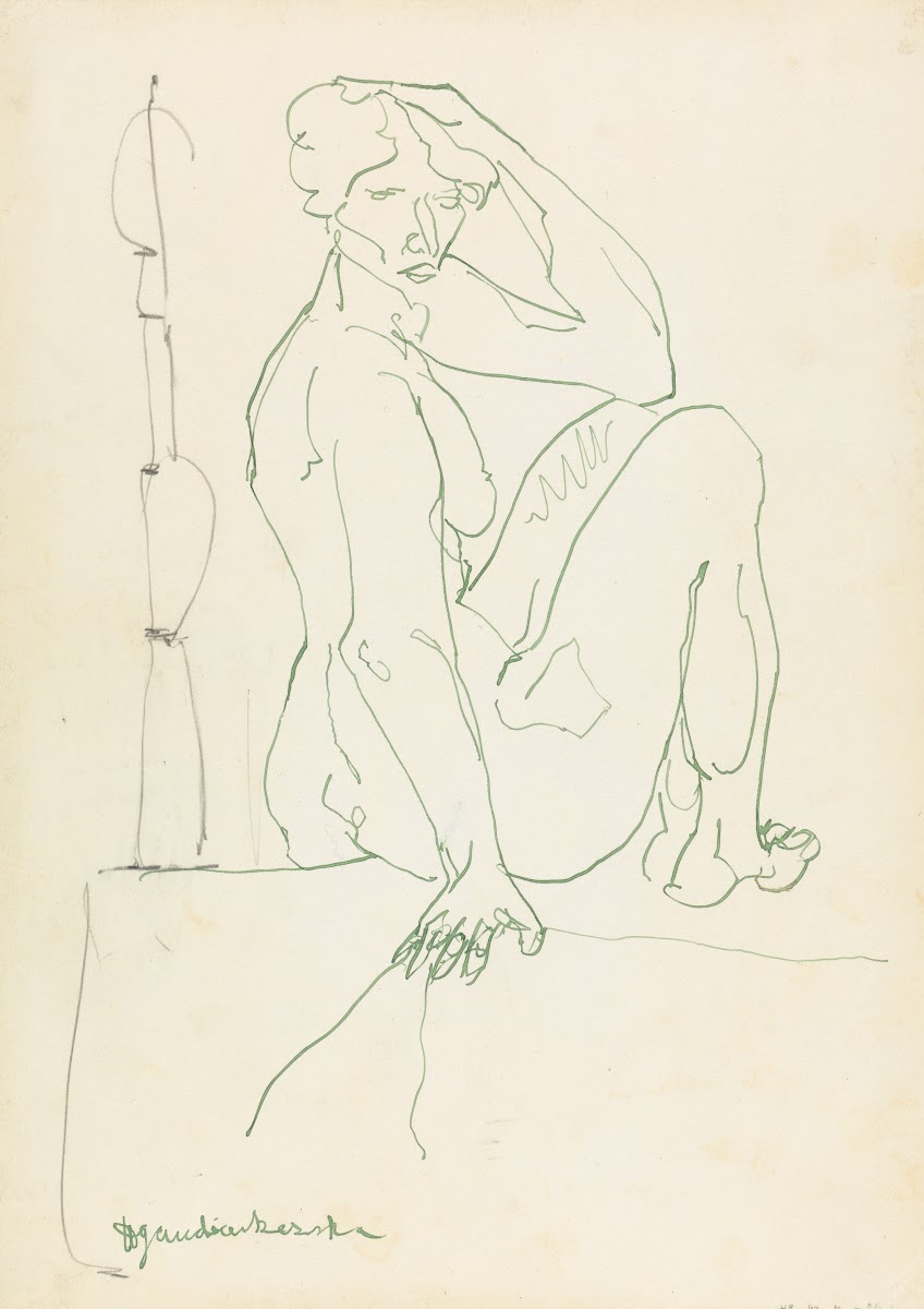 Seated Female Figure 1910   1915