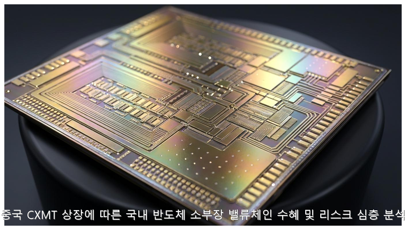 중국 CXMT 상장에 따른 국내 반도체 소부장 밸류체인 수혜 및 리스크 심층 분석 핵심 안내 및 분석 인포그래픽 (4)