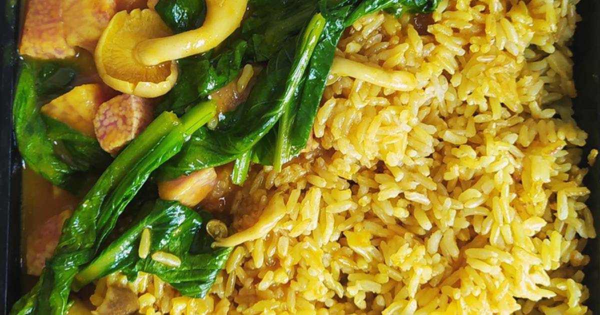 Cà ri 🍛 khoai ăn cùng cơm gạo lứt | Món chay
