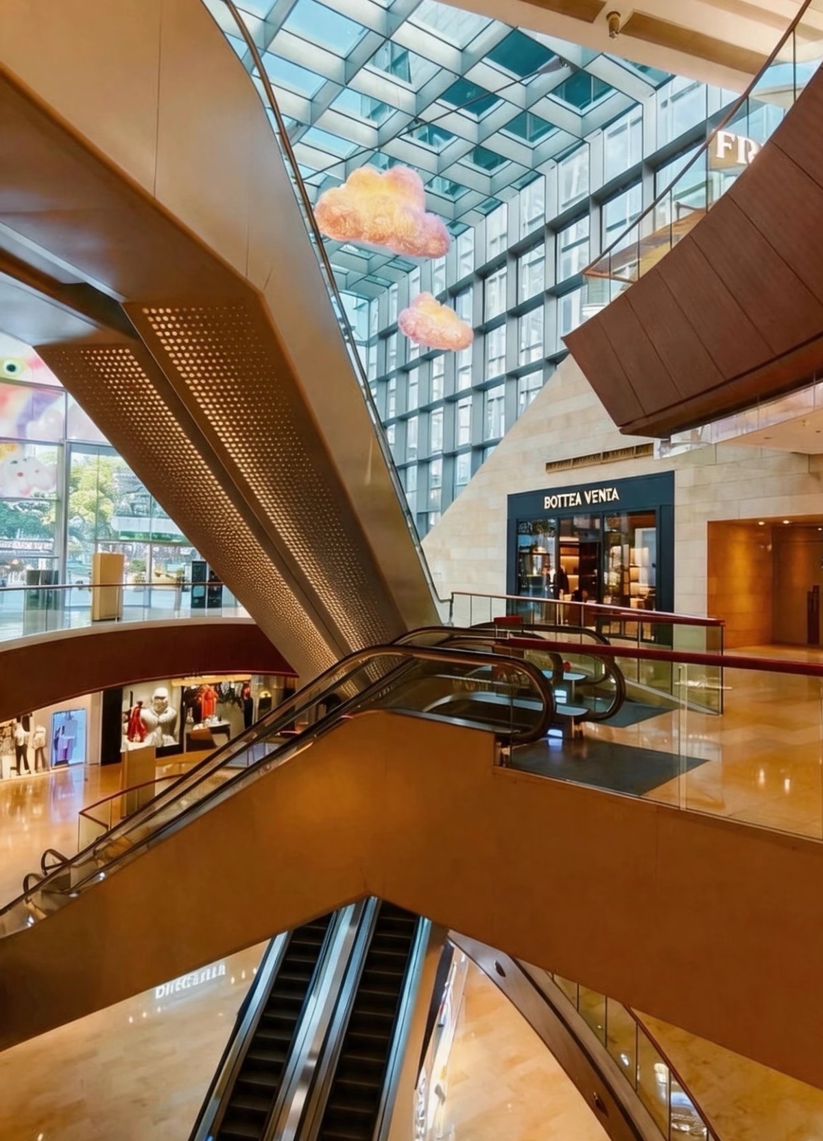 Exterior facade of Grandview Mall (正佳广场) in Tianhe District, Guangzhou
