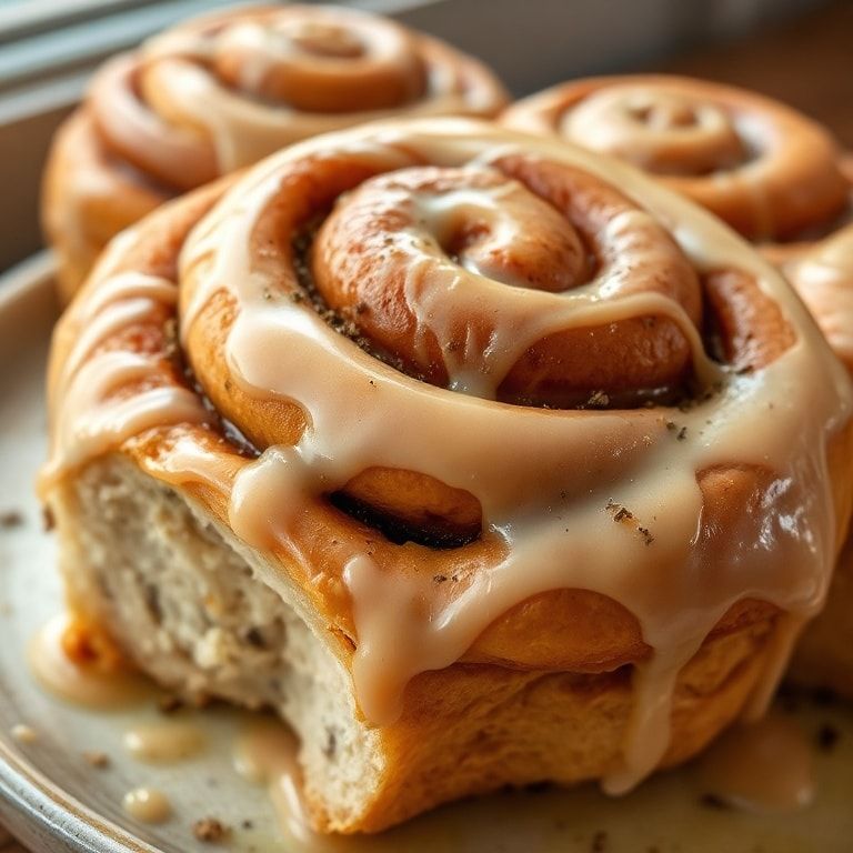 Easy Biscoff Cinnamon Rolls with Cookie Butter Glaze: Quick Homemade Delight finished