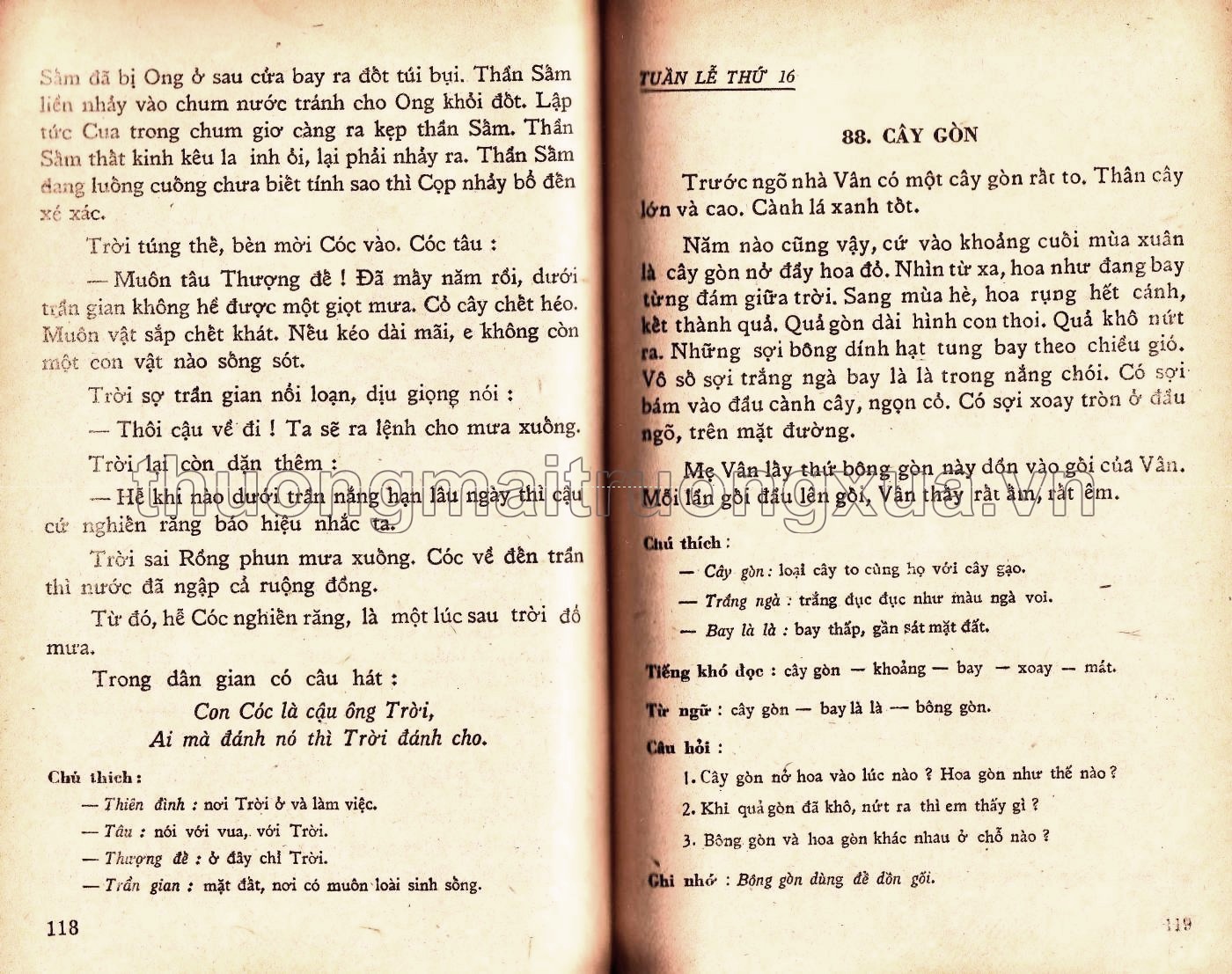 Tập đọc lớp 2 phổ thông - Trang 60