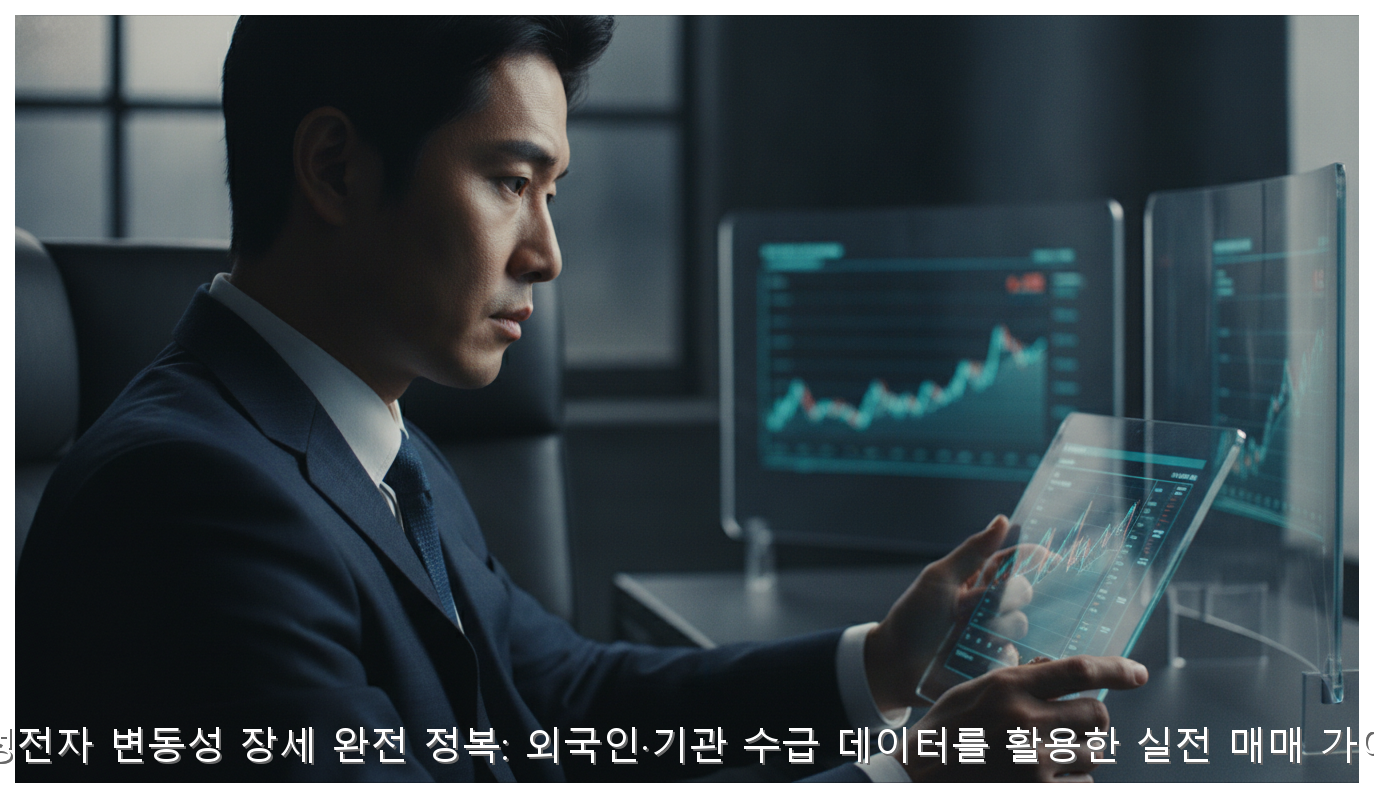 삼성전자 변동성 장세 완전 정복: 외국인·기관 수급 데이터를 활용한 실전 매매 가이드 핵심 안내 및 분석 인포그래픽 (2)
