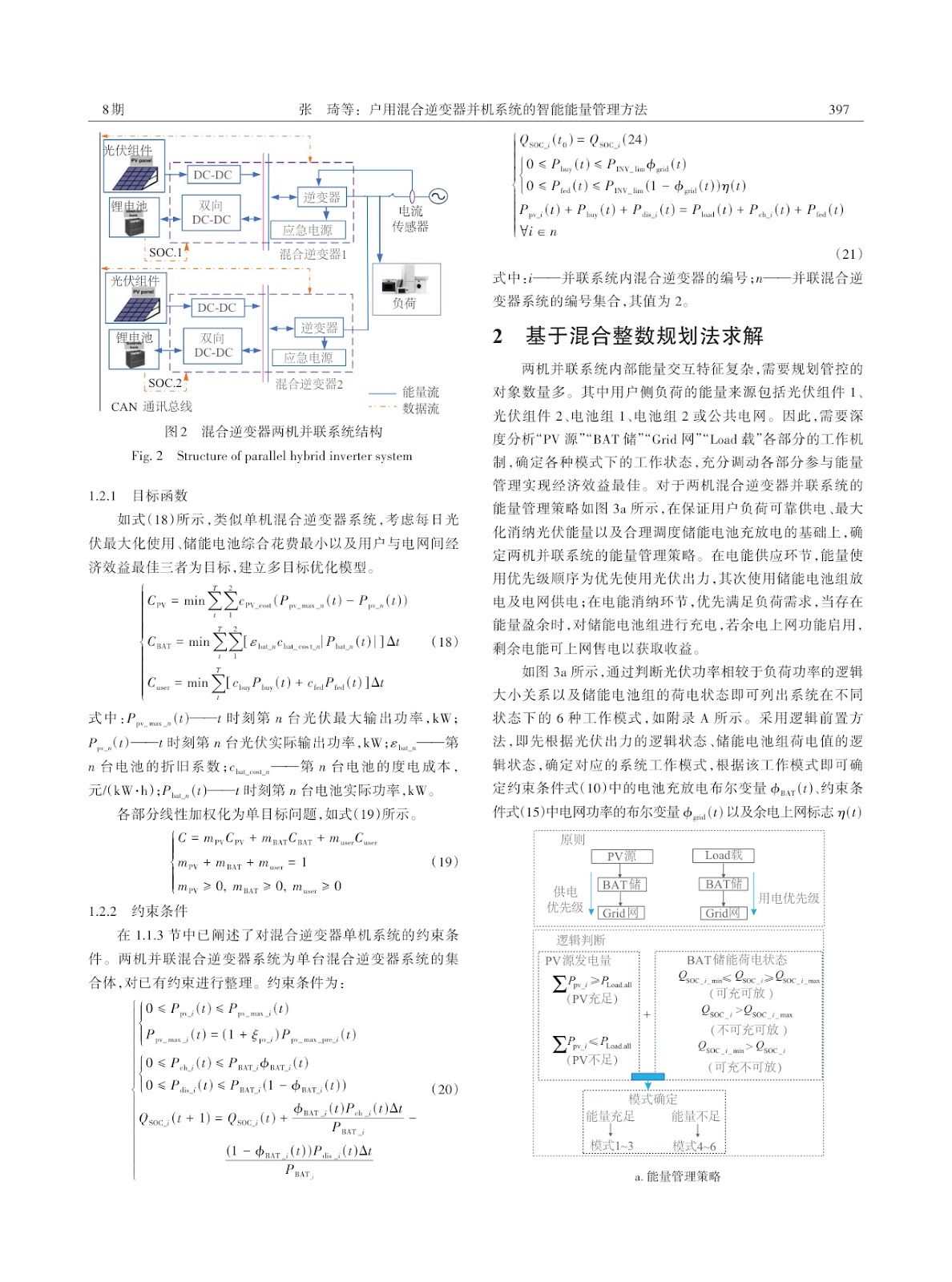 Intelligent Energy Management Method for Parallel-Connected Household Hybrid Inverter Systems