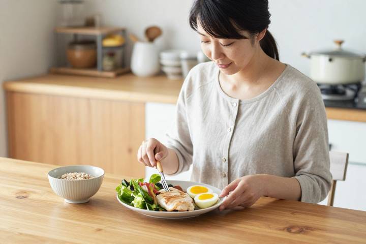 バランスの良い健康的な食事
