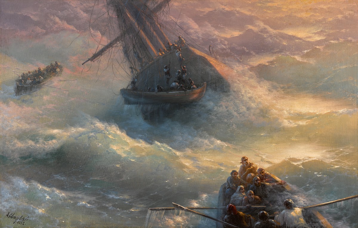 Abandoning Ship 1882