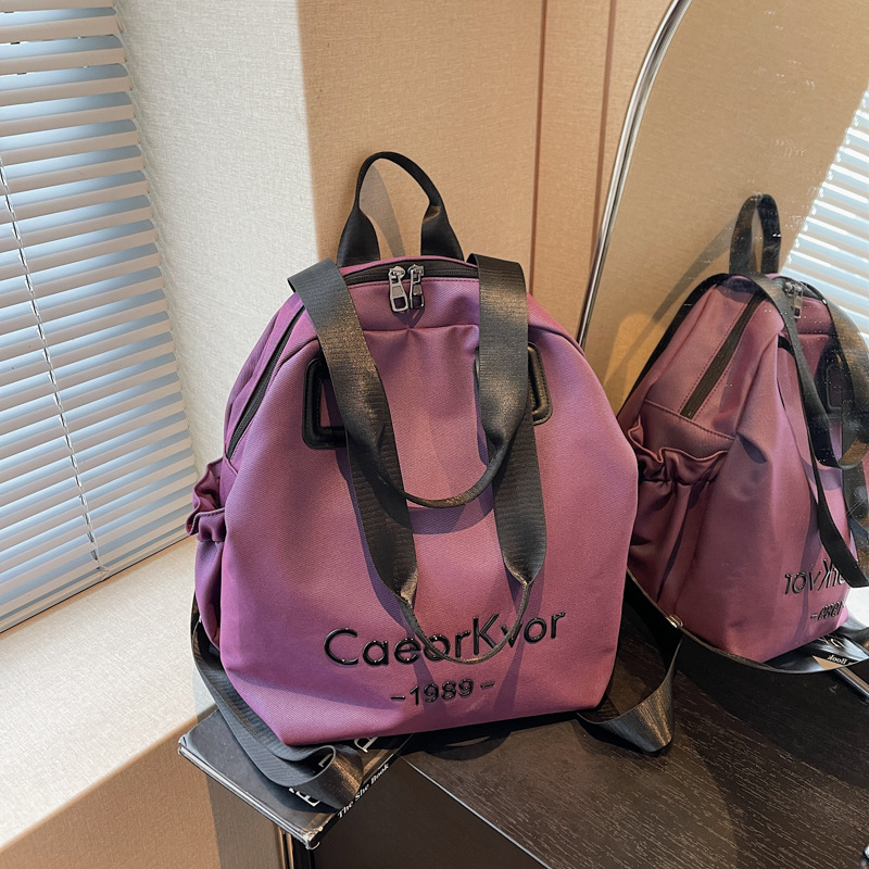 Women's backpack, lightweight, large capacity, 8 inches