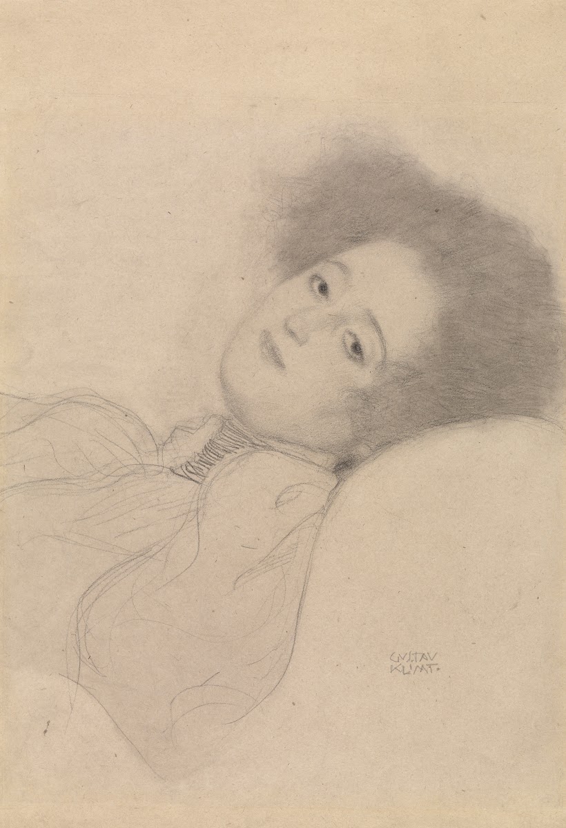Portrait of a Young Woman Reclining 1897 1898
