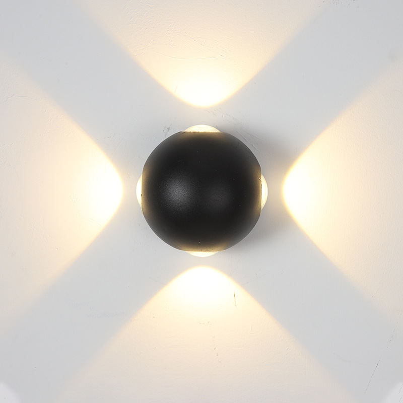 Außenwandleuchte IP65 LED Auf-Ab Aluminium