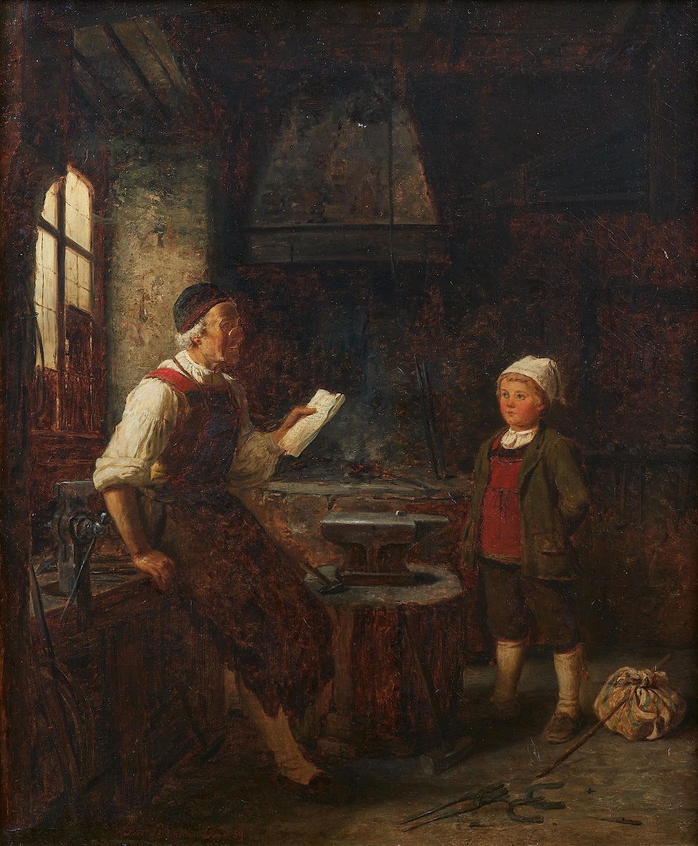 Der kleine Schmiedelehrling 1859