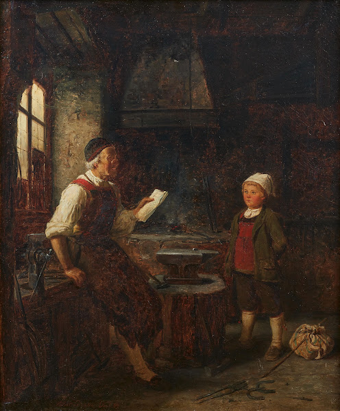 Der kleine Schmiedelehrling 1859