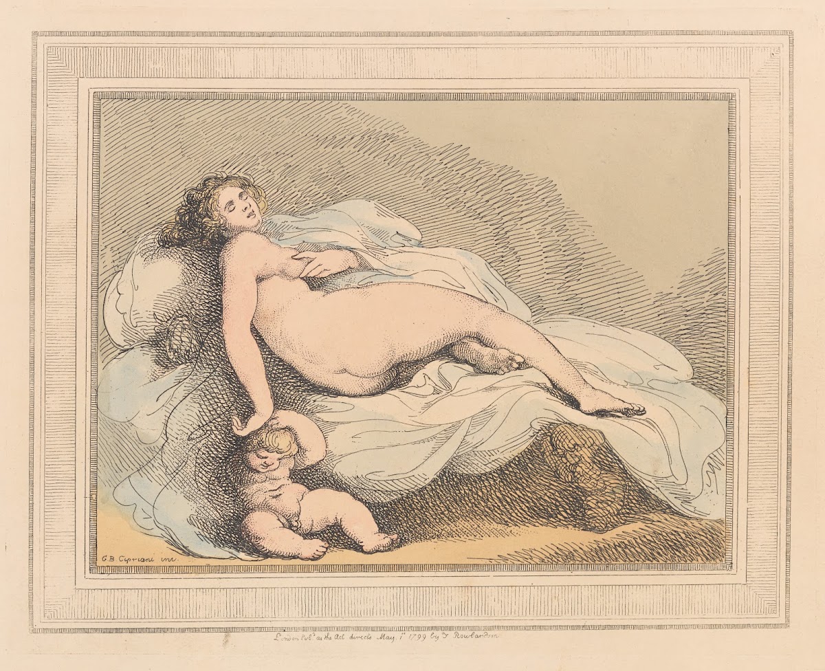 Sleeping Venus and Love 1799