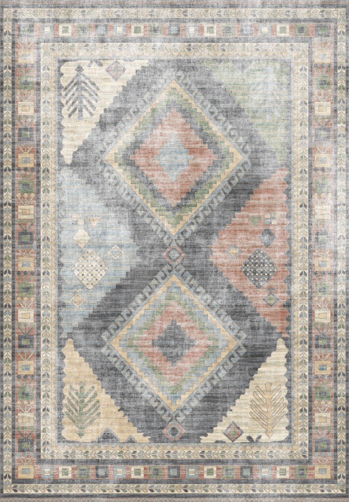 Kilim Collection C 0001 GRİ B
