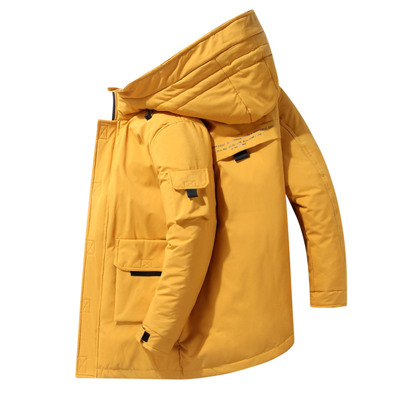 Insulated Men's Down Jacket in Parka Style