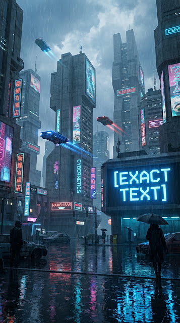 Gritty Cyberpunk Cityscape with Neon Signs and Rain Illustration - Free mobile Wallpaper