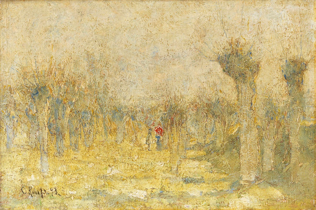 Weiden im Frühling 1893