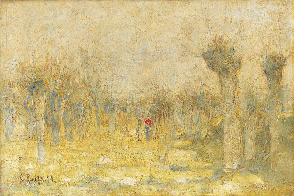 Weiden im Frühling 1893
