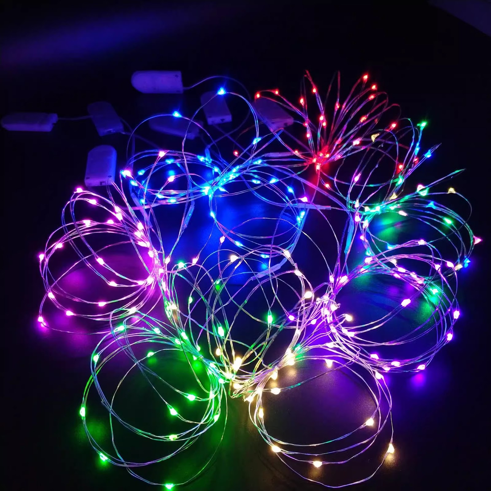 LED Copper Wire String Lights Battery Operated