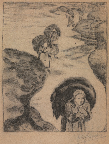 Seaweed Gatherers Yport c 1889