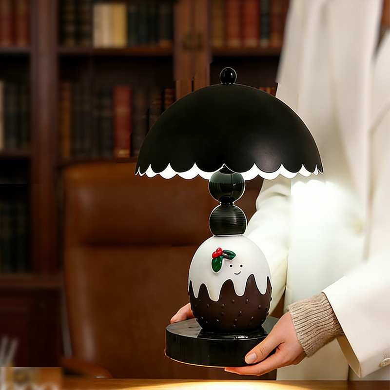 Ice Cream Cone Table Lamp Cartoon Design