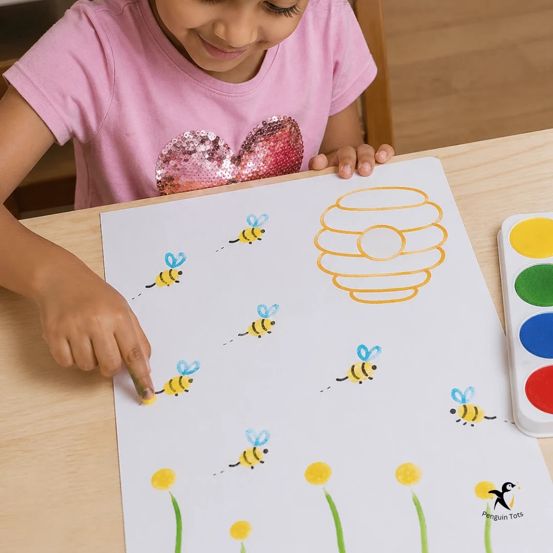 Fun with Fingers Tree Activity Set for Kids | Creative Finger Painting