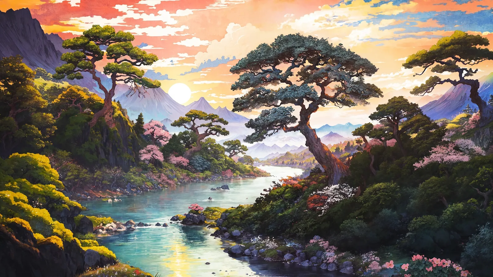 Nature, Ai Art, Artwork, Landscape 4K Desktop, iPhone Wallpaper Background
