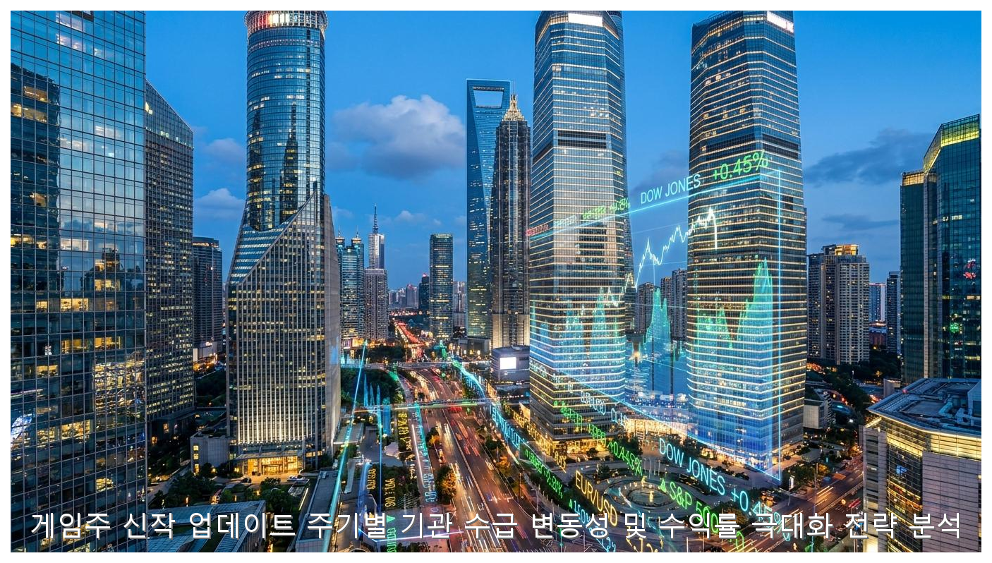 게임주 신작 업데이트 주기별 기관 수급 변동성 및 수익률 극대화 전략 분석 핵심 안내 및 분석 인포그래픽 (7)