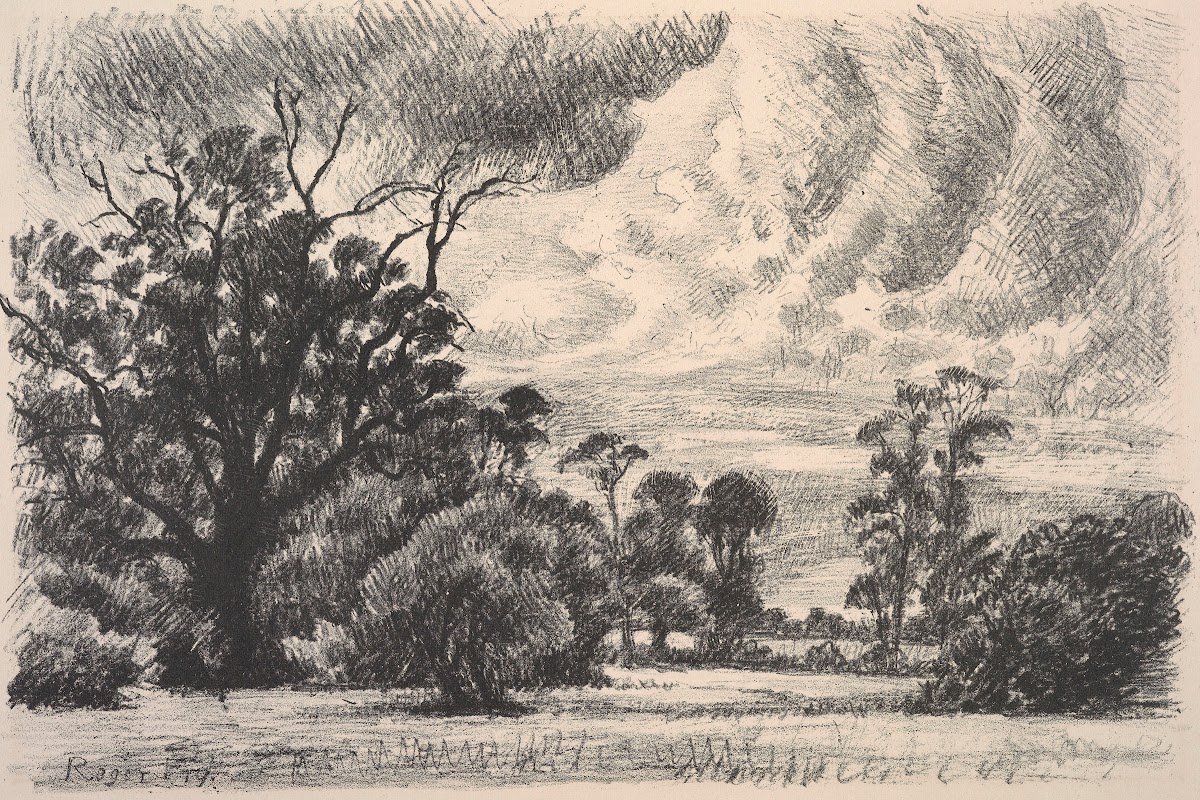 Landscape with trees