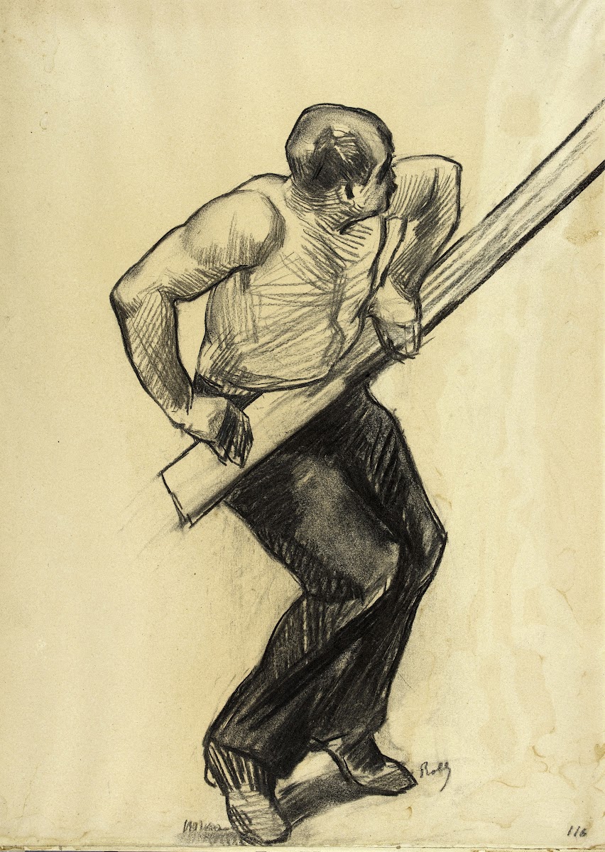 Homme Au Travail 1885