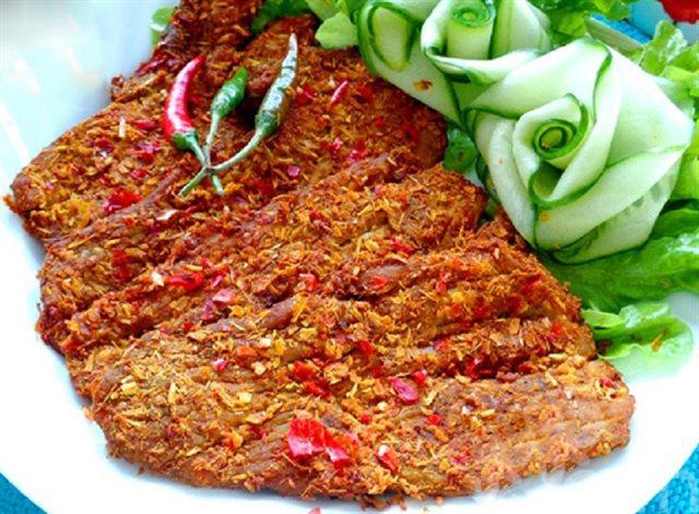 Thịt Heo Giả Bò Khô Cay Thơm