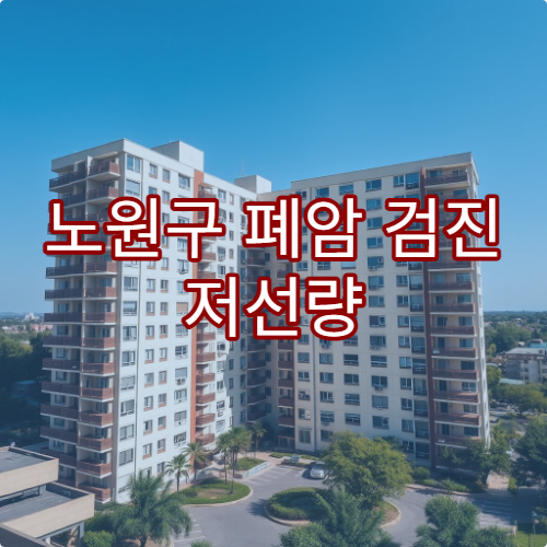 노원구 폐암 검진 저선량 CT 조기 발견 병원 안내
