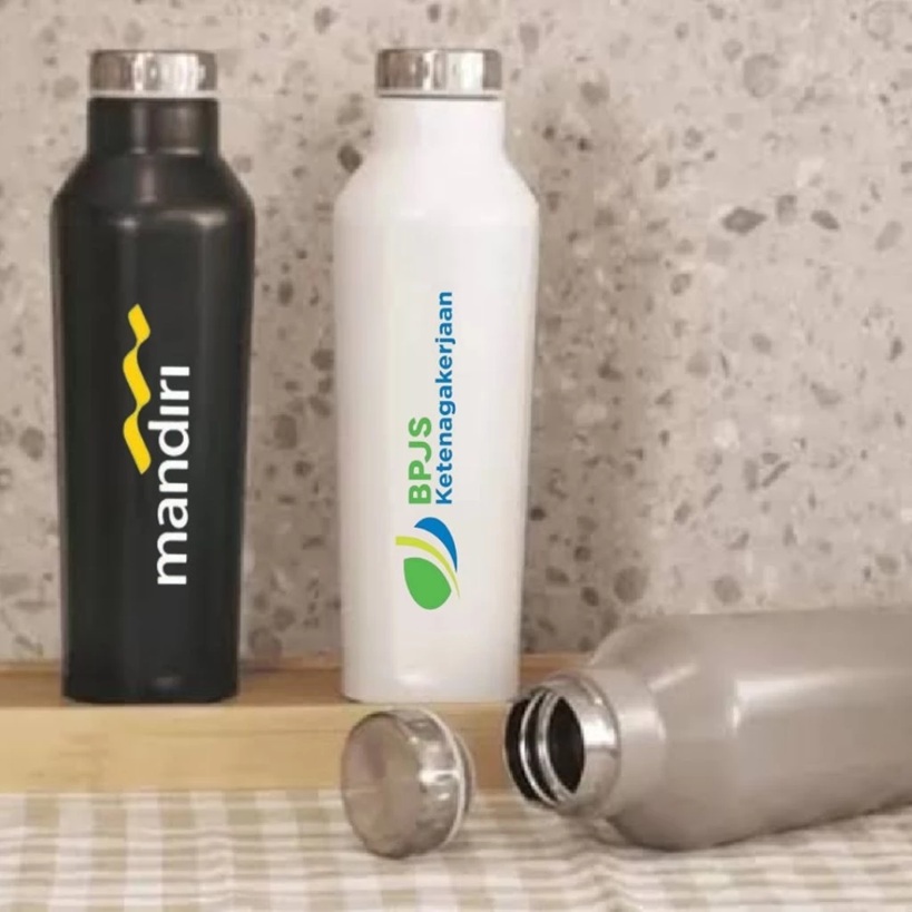 tumbler canteen premium costum /botol minum/thermos air/tumbler — foto 1