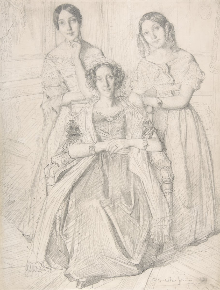 The Baroness Duperré and Her Daughters 1841