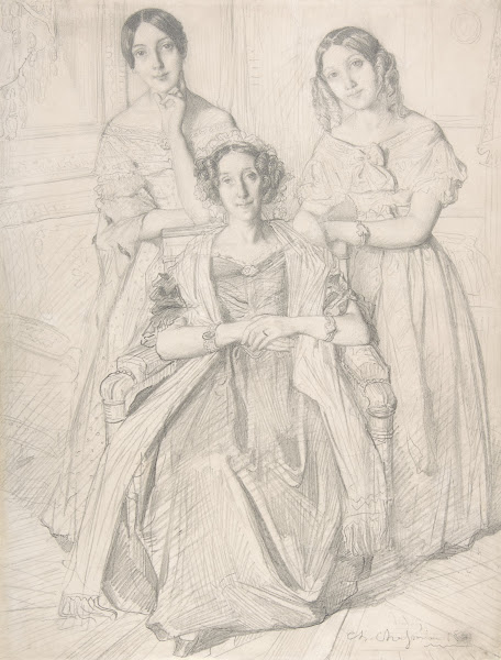 The Baroness Duperré and Her Daughters 1841