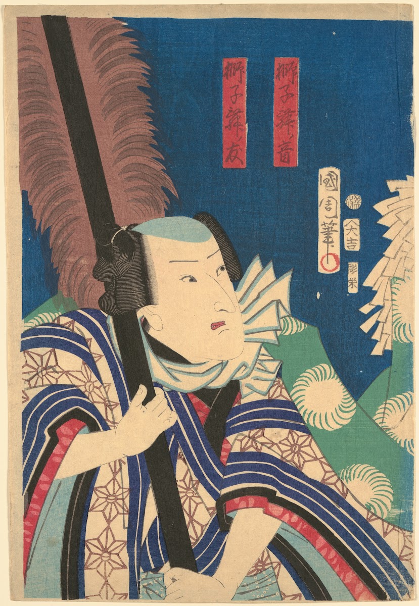 Lion Dance Scene from Kabuki Shishi Shô no Oto 19th century