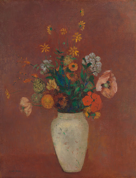 Bouquet in a Chinese Vase ca 191214