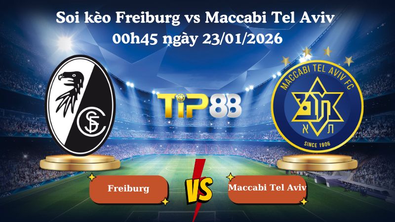 Soi kèo Freiburg vs Maccabi Tel Aviv 00h45 ngày 23/01/2026