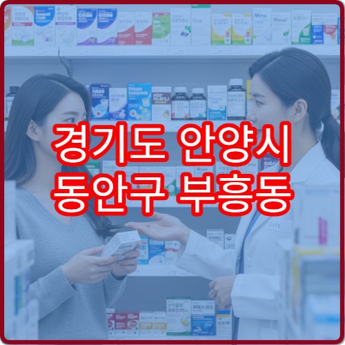 경기도 안양시 동안구 부흥동 일요일 당번·당직 약국 문 여는 약국 안내