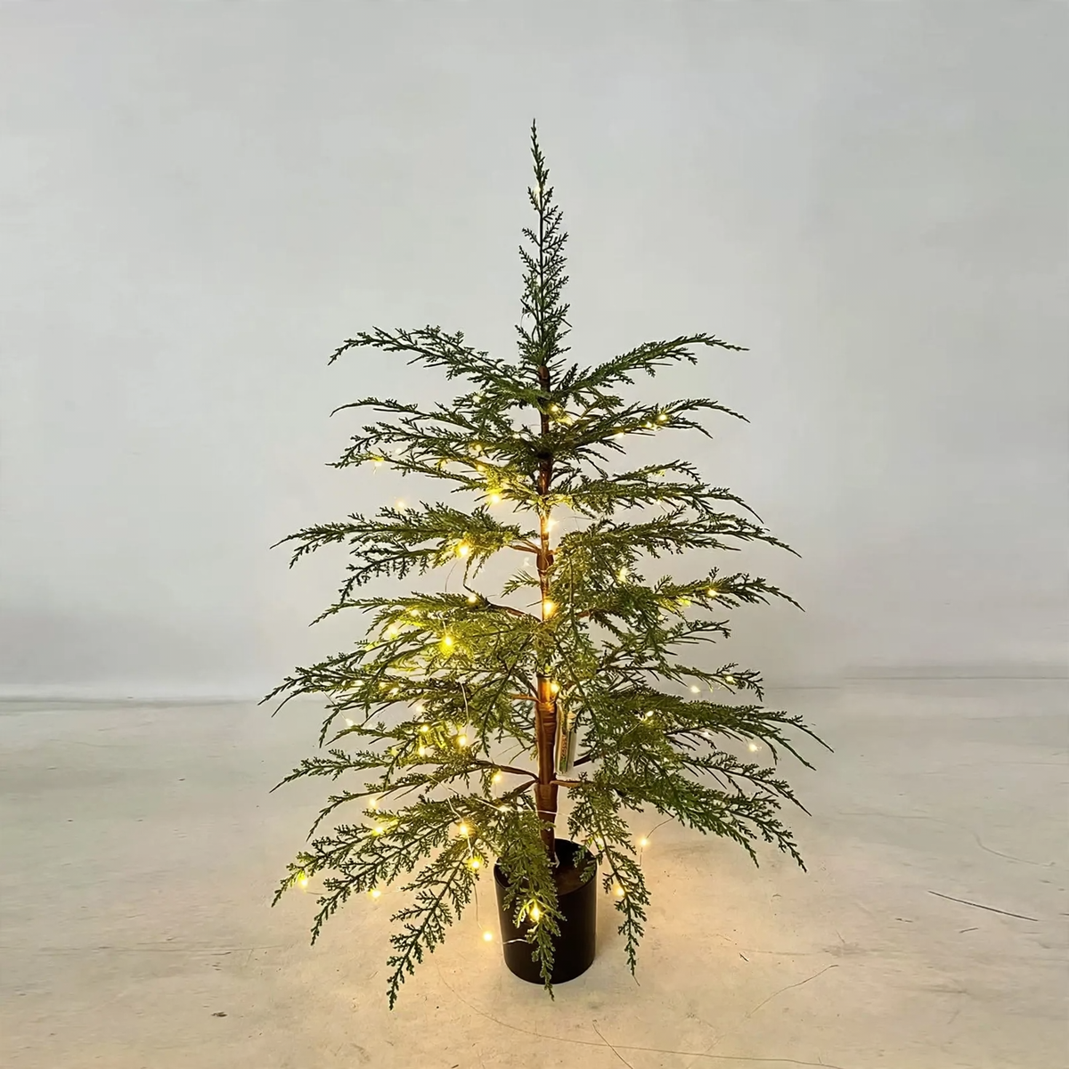 Künstlicher Norfolk-Tannenbaum im Korb, 45-120 cm
