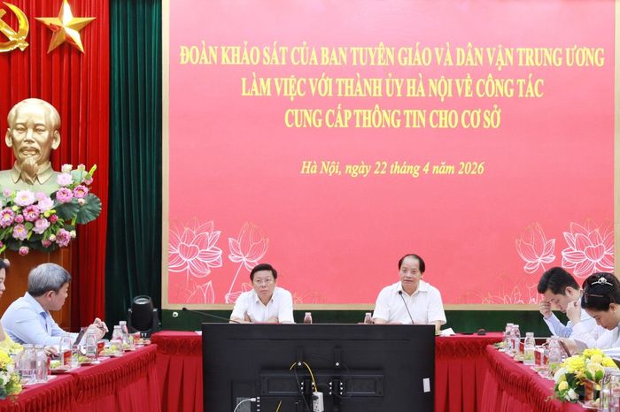 Tiếp tục hoàn thiện hệ thống thể chế về cung cấp thông tin cơ sở - Đài Phát thanh và truyền hình Hà Nội